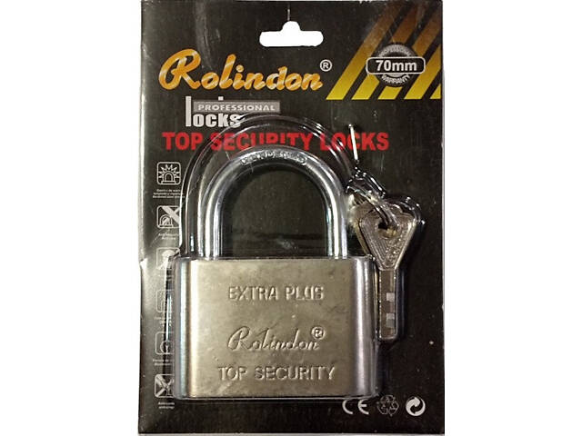 Замок навесной Rolinson 70мм - Фото 1