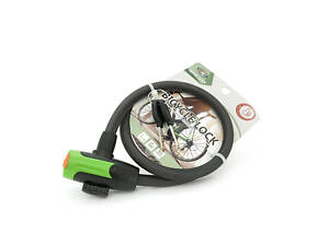 Замок велосипедний на ключі YT8305, довжина 12*1200 мм, Mix color