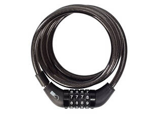 Замок YT15 тросований для велосипедів, кодовий, OEM