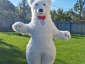 Замовте Білого Надувного Ведмедика для Експрес-Привітання!