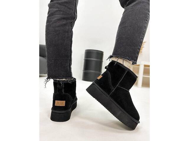 Уггі на платформі ITTS натур. замша, уггі на платформі 36,39,40р код 119 - Фото 3