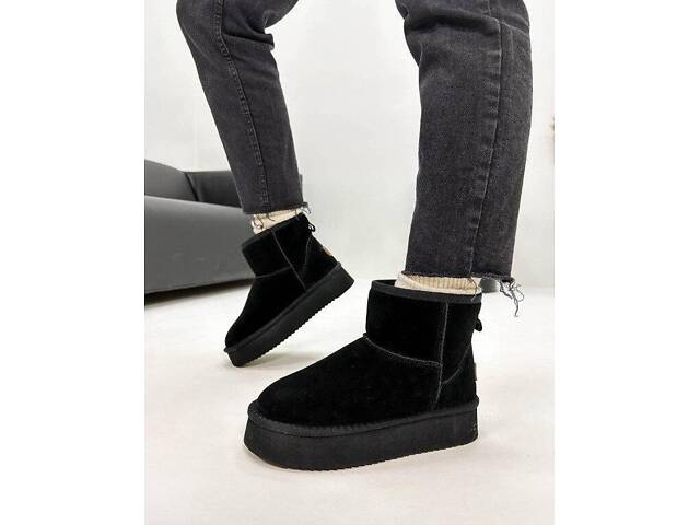 Уггі на платформі ITTS натур. замша, уггі на платформі 36,39,40р код 119 - Фото 7