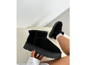 Замшевые угги на платформе, угги платформа, уги 37-41р код 3125 37, 24