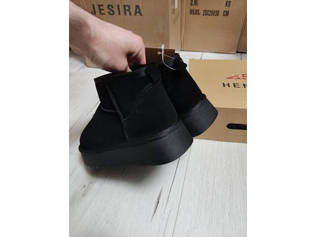 Замшеві уггі на платформі, угги платформа, угі 36,37,39-41р код 3125 39, 25.5 - Фото 10