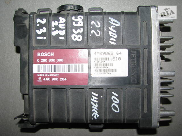 Б/у блок управления двигателем Audi 80/100/A6 2.3i AAR/NG 1990-1996, 4A0906264, BOSCH 0280800398 -арт№9938-