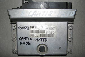 Б/у блок керування двигуном Citroen Xantia/Peugeot 406 1.9TD, 9624519580, BOSCH 0281001262 -арт№10029-