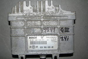 Б/у блок управления двигателем Volkswagen Golf III/Vento 1.4i ABD 1994-1995, 030906026AB, BOSCH 02612 -арт№9941-