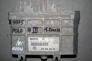 Б/у блок управления двигателем Volkswagen Polo III 1.0i AEV 1994-1996, 030906026AK, BOSCH 0261203744, -арт№9975-