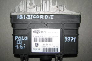 Б/у блок управления двигателем Volkswagen Polo III/Seat Cordoba I/Ibiza II 1.6i AEE 1995-1999, 6K0906 -арт№9971-