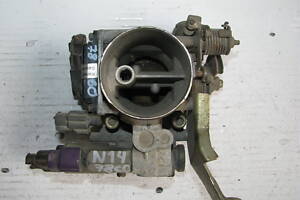 Б/у дроссельная заслонка Nissan Sunny N14/Y10 1.4-1.6i 16кл GA__DE 1991-1995, HITACHI RHN50-13 -арт№7860-