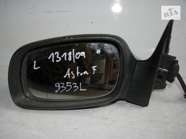 Б/у зеркало эл. левое с подогр. Opel Astra F 1995-1998 -арт№9353-