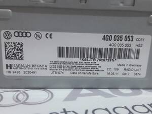 Магнітола блок управління магнітолою 4G0035053 для Audi Q7 2010-2015 р. в.