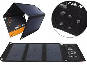 Зарядка на солнечной батарее 21Вт Solar Солнечная панель