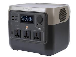 Зарядная станция ECOFLOW RIVER 2PRO международная розетка, евровилка становится без переходника.