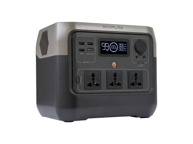 Зарядная станция ECOFLOW RIVER 2PRO международная розетка, евровилка становится без переходника. - Фото 4