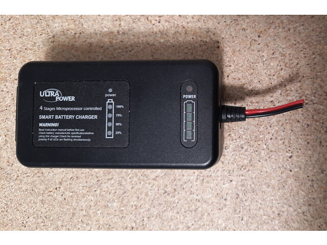 Зарядний пристрій для LiFePo4 12.8V.UltraPower EP6012F4 14,4V 5A - Фото 2