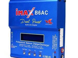 Зарядний пристрій Imax B6AC 80W, з балансиром і вбудованим БЖ