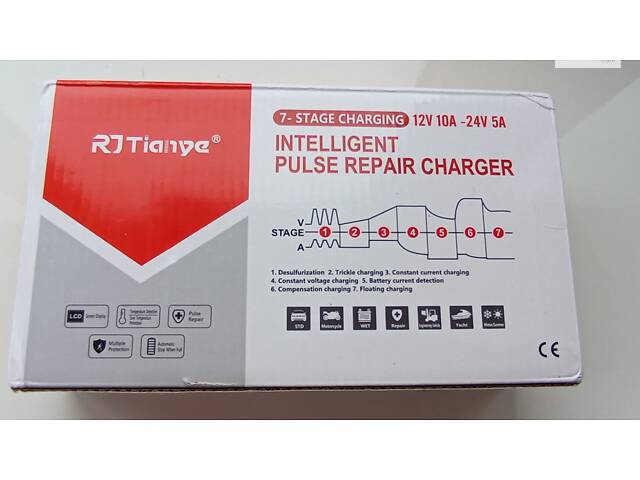 Зарядний пристрій 12В/24В 10А/5А універсальна автоматична досконалість з усіма захистами Нове! - Фото 2