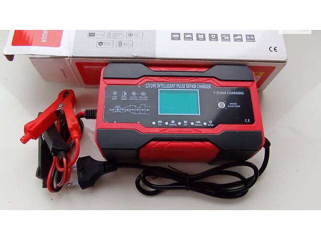 Зарядний пристрій 12В/24В 10А/5А універсальна автоматична досконалість з усіма захистами Нове! - Фото 1