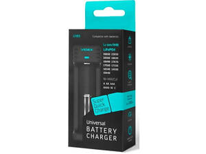 Зарядное устройство 1x18650 и др./ от USB / Videx VCH-U101