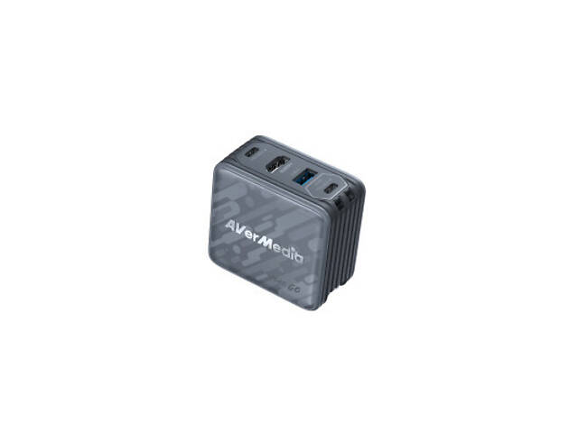 Зарядний пристрій AVerMedia GC313 CORE GO 100W 2xUSB-C 1xUSB-A 1xHDMI black (40AAGC313AWN) - Фото 3