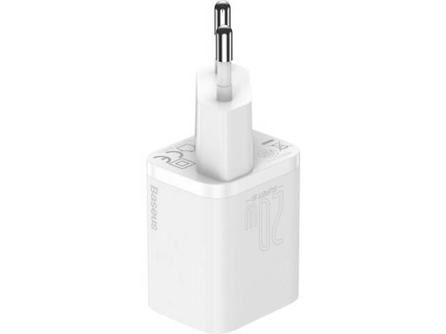 Зарядний пристрій Baseus Super Si Quick Charger 1C 20W EU White (CCSUP-B02) - Фото 3
