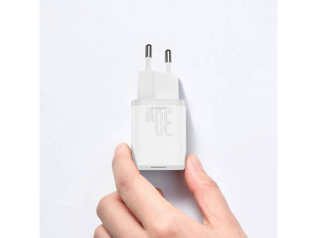 Зарядний пристрій Baseus Super Si quick charger IC 30W white (CCSUP-J02) - Фото 6