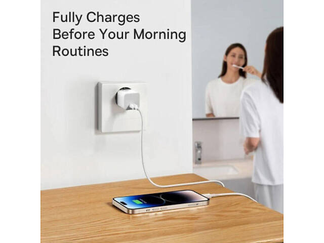 Зарядний пристрій Baseus Super Si quick charger IC 30W white (CCSUP-J02) - Фото 7