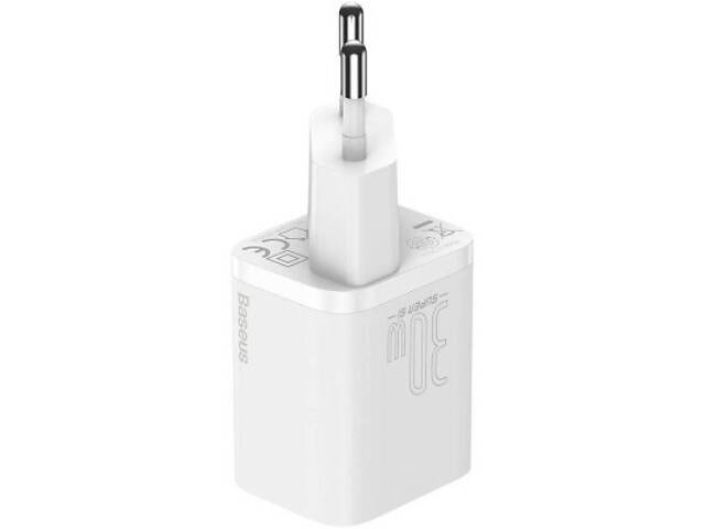 Зарядний пристрій Baseus Super Si quick charger IC 30W white (CCSUP-J02) - Фото 9