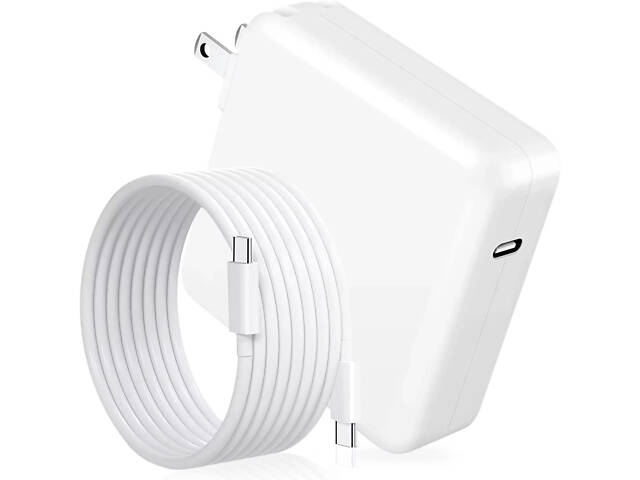 Блок живлення USB Type-C 118W для ноутбука (Білий) - Фото 1