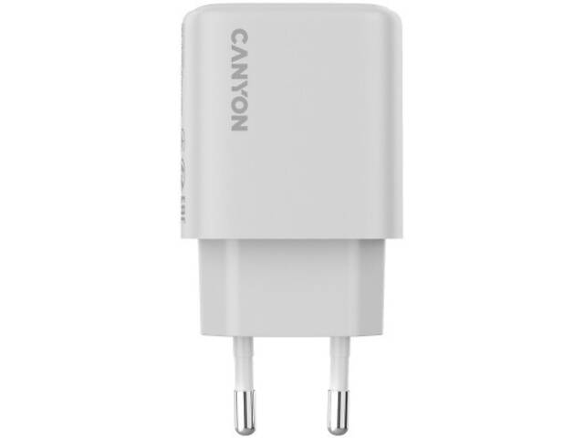 Зарядний пристрій Canyon OnCharge 250 25W 1xPD EU White (CNE-CHA250-01) - Фото 3