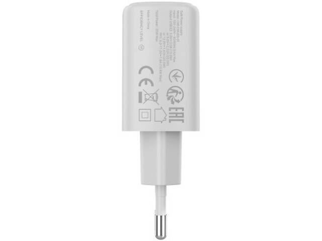 Зарядний пристрій Canyon OnCharge 250 25W 1xPD EU White (CNE-CHA250-01) - Фото 4