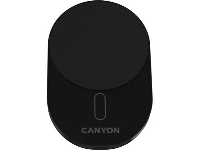Зарядний пристрій Canyon OnGrip 105 15W Qi2 Wireless Black (CNS-CCH105B) - Фото 1