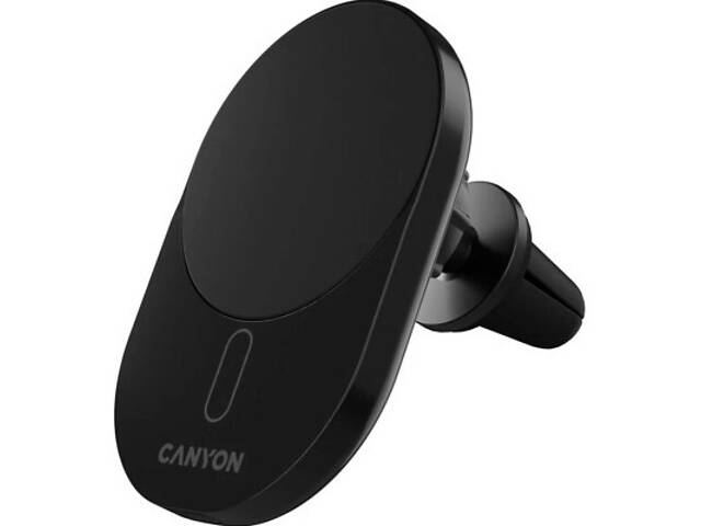 Зарядний пристрій Canyon OnGrip 105 15W Qi2 Wireless Black (CNS-CCH105B) - Фото 2