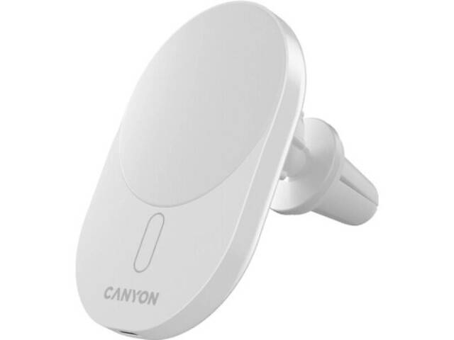 Зарядний пристрій Canyon OnGrip 105 15W Qi2 Wireless White (CNS-CCH105W) - Фото 6