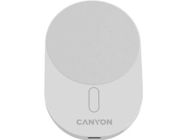 Зарядний пристрій Canyon OnGrip 105 15W Qi2 Wireless White (CNS-CCH105W) - Фото 10