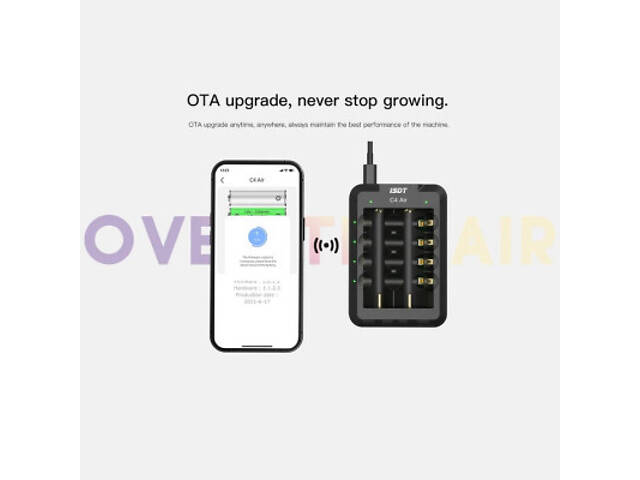 Зарядний пристрій для акумуляторів iSDT C4 Air Quick Battery Charger (iSDT-C4) - Фото 7