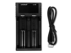 Зарядное устройство для аккумуляторов Liitokala Lii-S2 118х63х30 мм Черный