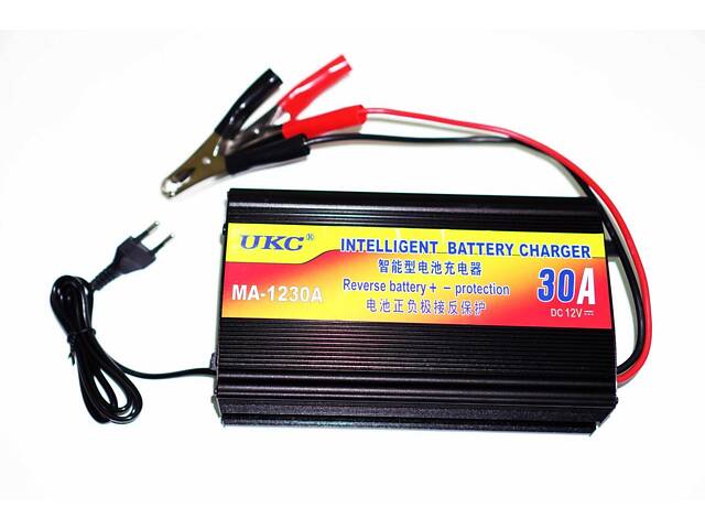 Зарядний пристрій для автомобіля 12 вольтів 30 амперів, UKC Battery Charger 30A - Фото 2