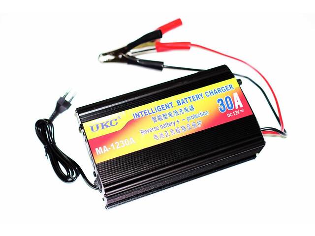 Зарядний пристрій для автомобіля 12 вольтів 30 амперів, UKC Battery Charger 30A - Фото 5