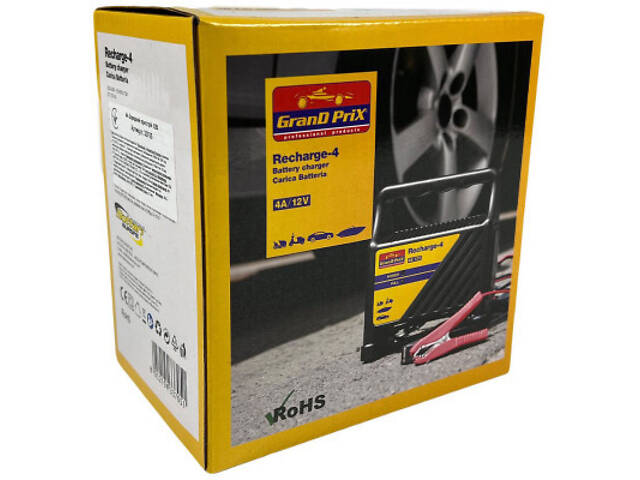 Зарядний пристрій для автомобільного акумулятора GRAND PRIX 4A 12V (33705-IS) - Фото 9