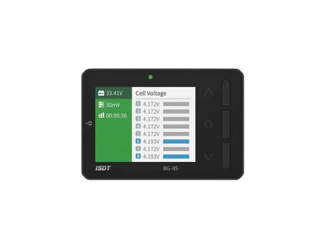 Зарядний пристрій для дрона iSDT BG-8S Battery Meter (HP0015.0013) - Фото 1