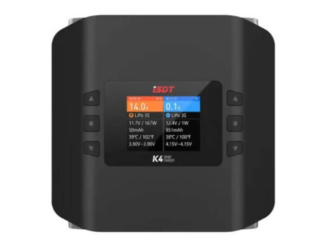 Зарядний пристрій для дрона iSDT K4 AC 400W DC 600Wx2 (HP0015.K4) - Фото 1