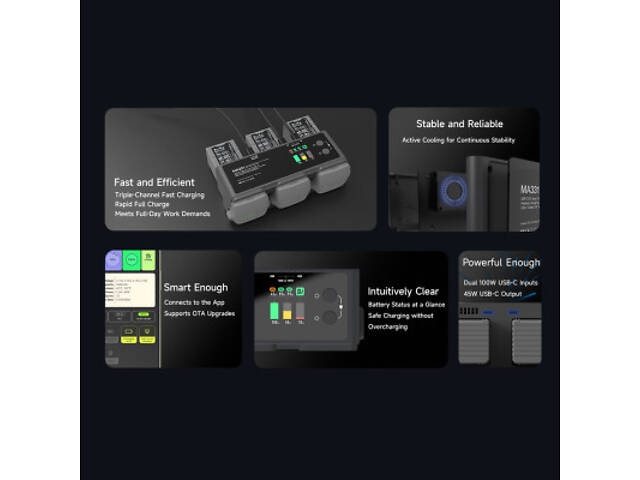 Зарядний пристрій для дрона iSDT MA331 Air 3 Series Charging Hub (iSDT-MA331) - Фото 3
