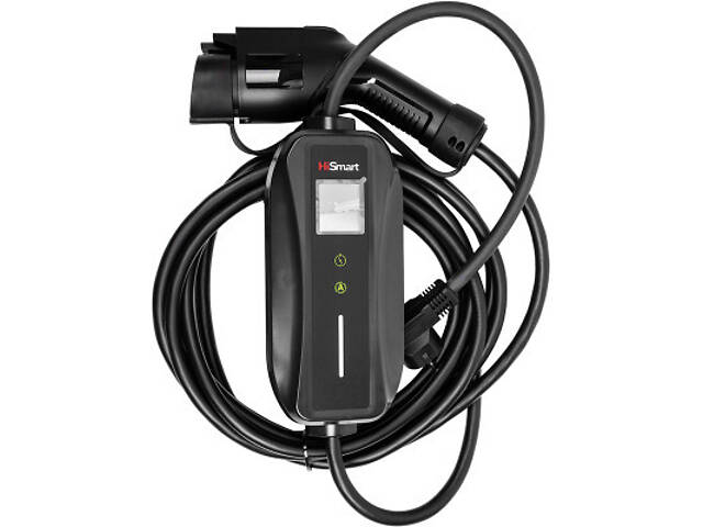 Зарядний пристрій для електромобіля HiSmart Type 1-Schuko (220V), 6-16A, 5 м (EV200849) - Фото 1