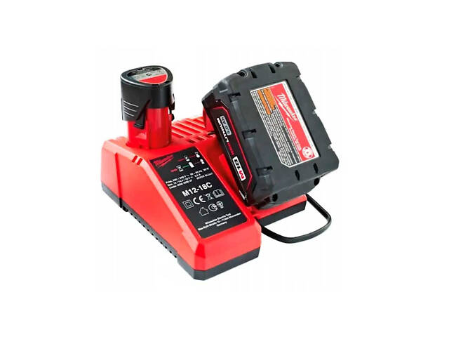 Зарядний пристрій Milwaukee M12-18C (4932352959) - Фото 3