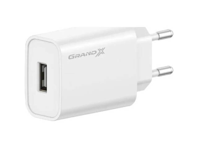 Зарядний пристрій Grand-X CH-550W Quick Charge USB QC3.0 Black (CH-550W) - Фото 2