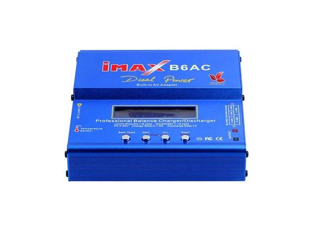 Зарядний пристрій Imax B6AC 80W, з балансиром і вбудованим БЖ - Фото 2