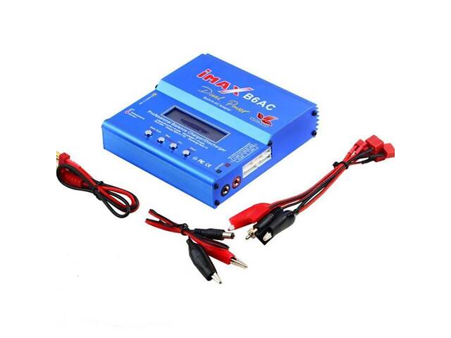 Зарядний пристрій Imax B6AC 80W, з балансиром і вбудованим БЖ - Фото 4