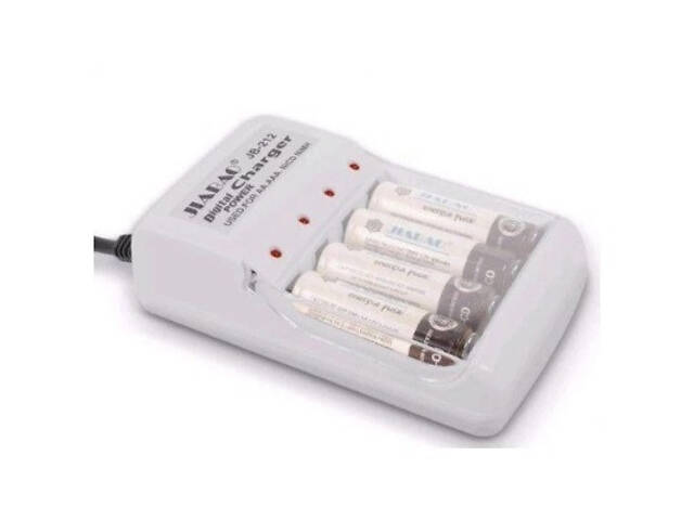 Зарядний пристрій JB-Jiabao 212 + акумулятори (4 штуки) — пальчик AAA - Фото 7